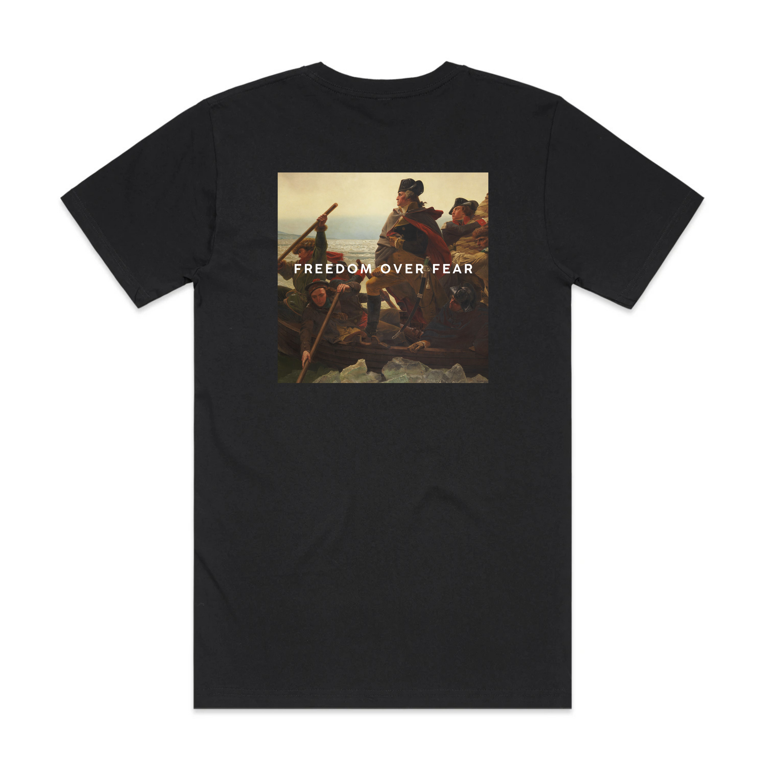 George Washington - Black T Shirt